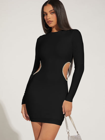 LLstyle Cut Out Waist Bodycon Dress