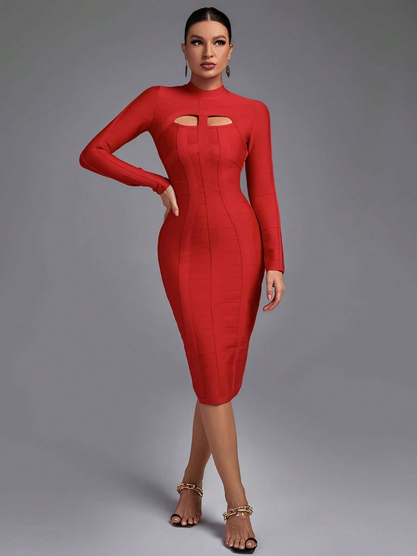 LLstyle Women's Fashion Sexy Temperament Elegant Bandage Dress