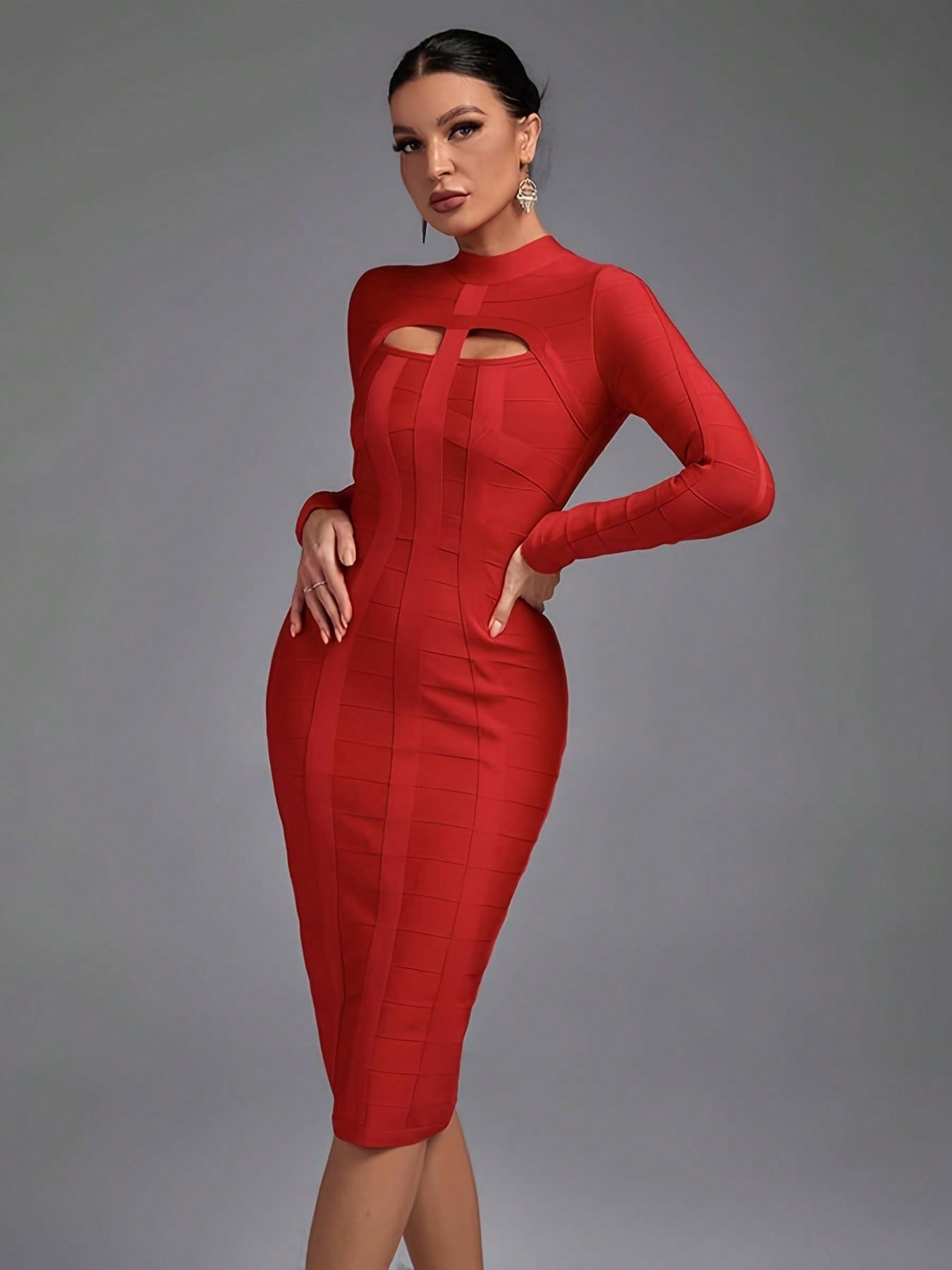 LLstyle Women's Fashion Sexy Temperament Elegant Bandage Dress