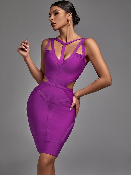 Women's Sexy Strappy Evening Club Party Dress