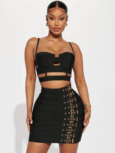 LLstyle Cut Out Black White Mini Set