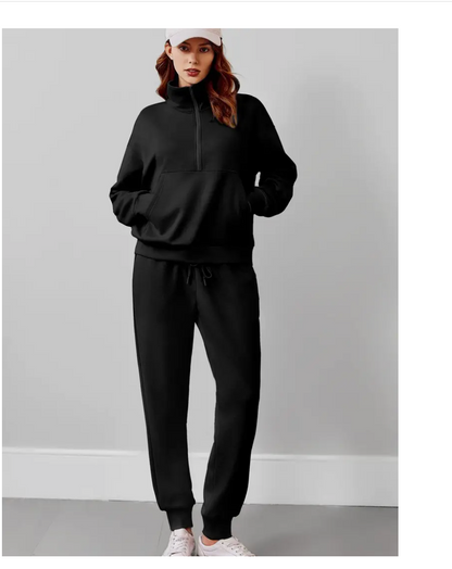 LLstyle Zip Sweatsuit Matching Set