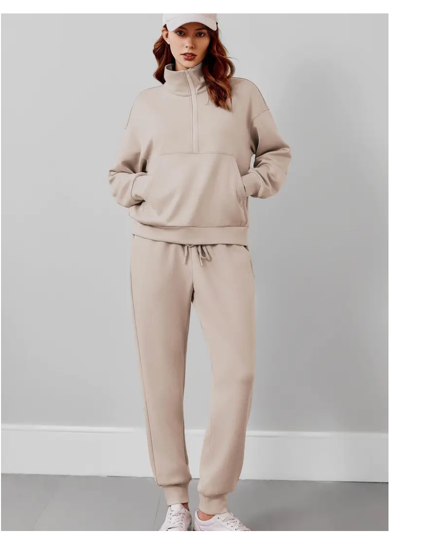 LLstyle Zip Sweatsuit Matching Set