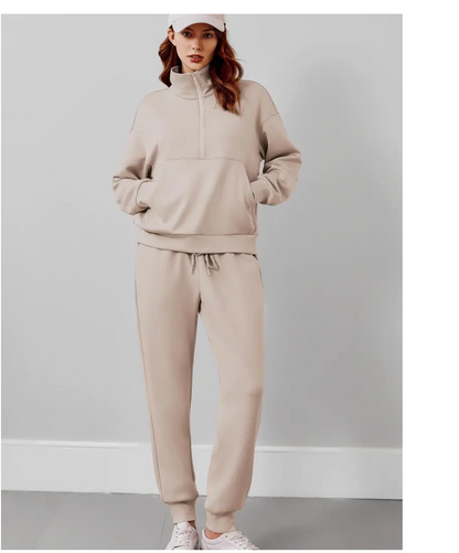 LLstyle Zip Sweatsuit Matching Set