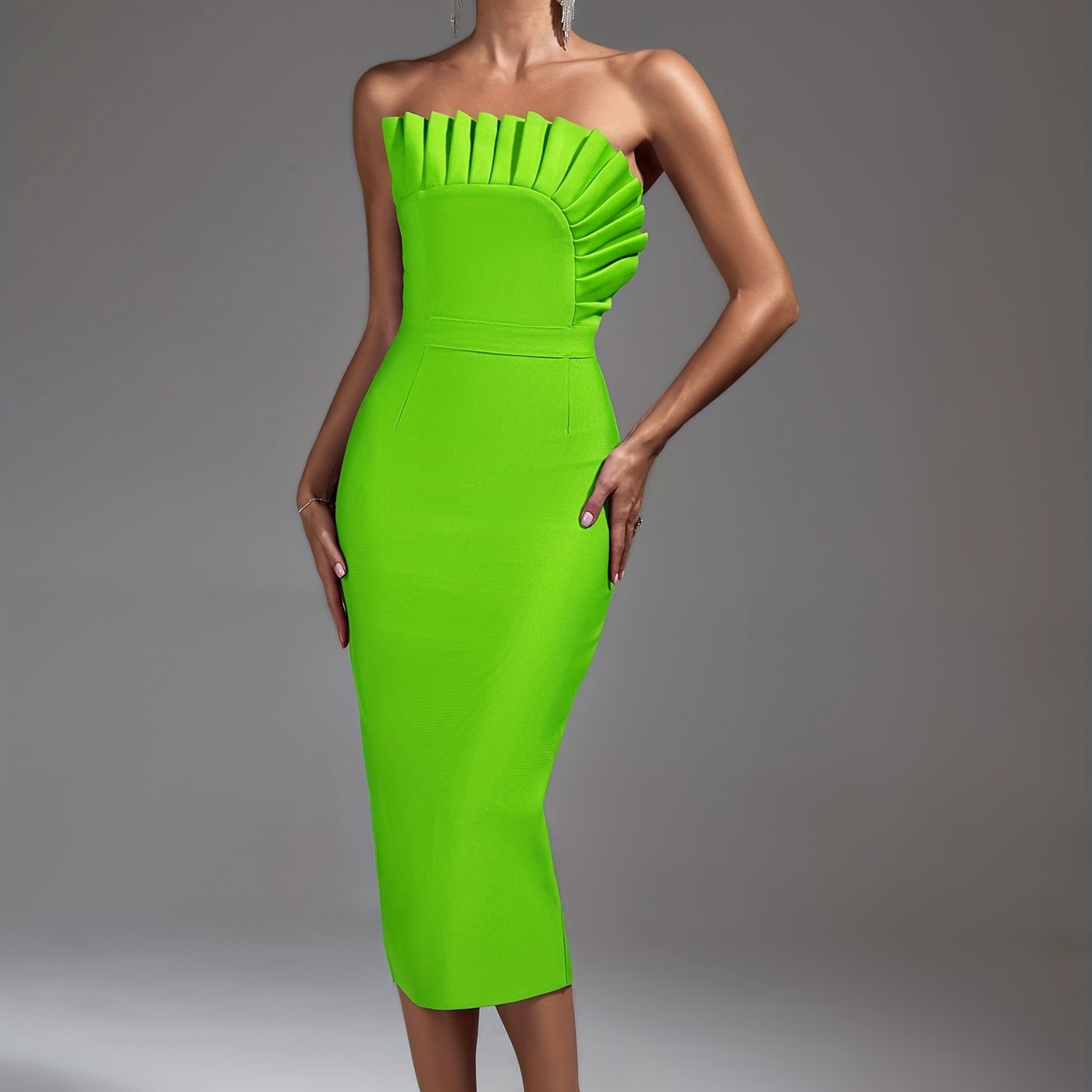 LLstyle Slim Backless Dress For Party & Banquet