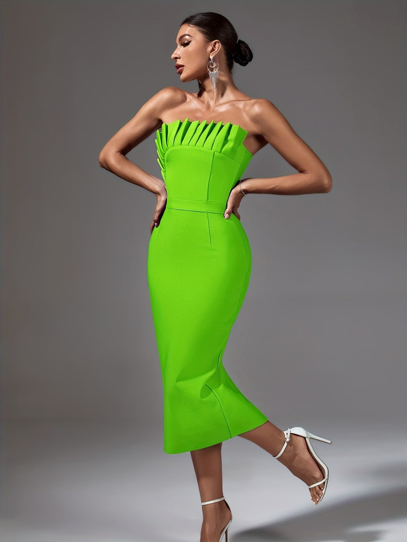 LLstyle Slim Backless Dress For Party & Banquet